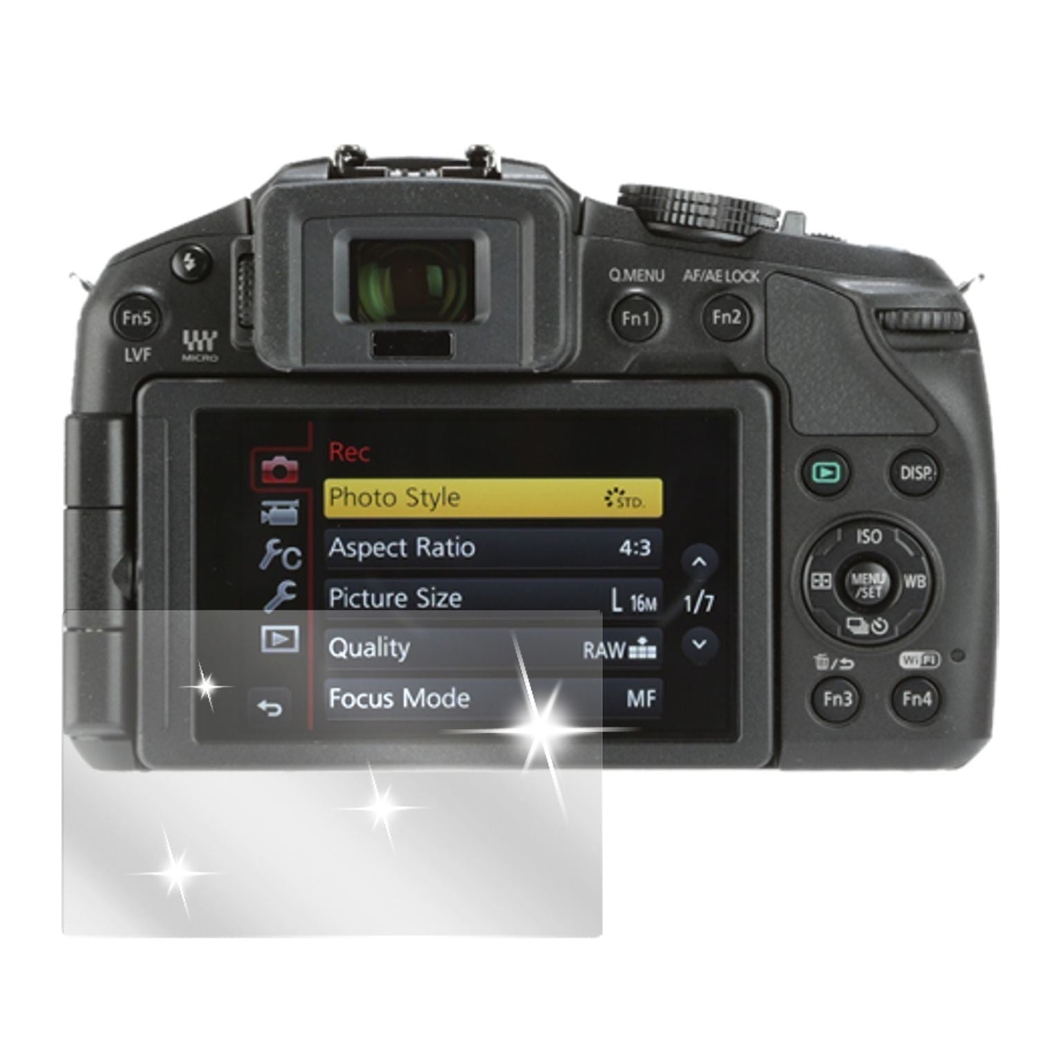 6x Schutzfolie klar für Lumix G6 Panasonic Display (2)