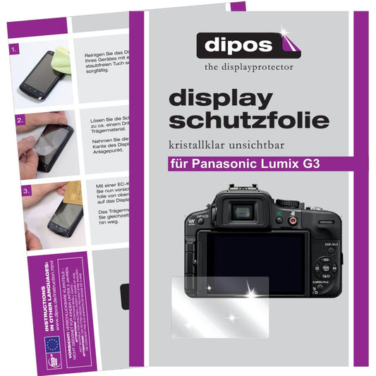 6x Schutzfolie klar für Lumix G3 Panasonic Display (1)