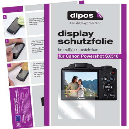 6x Schutzfolie klar für Powershot SX 510 Canon Dis (1)