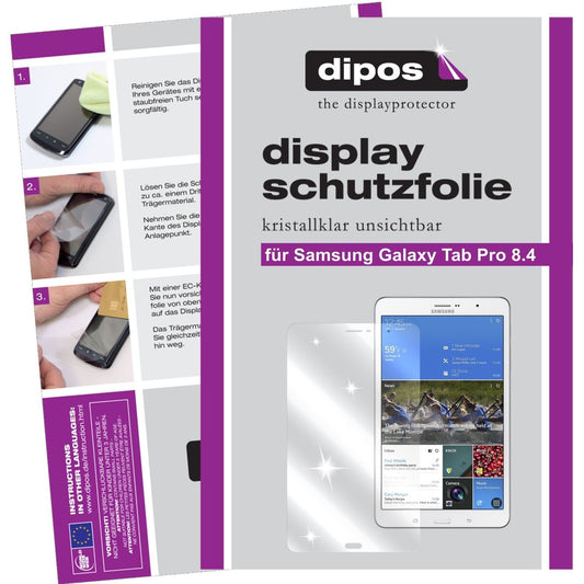 2x Schutzfolie klar für Galaxy Tab Pro 8.4 T320 Sa (1)