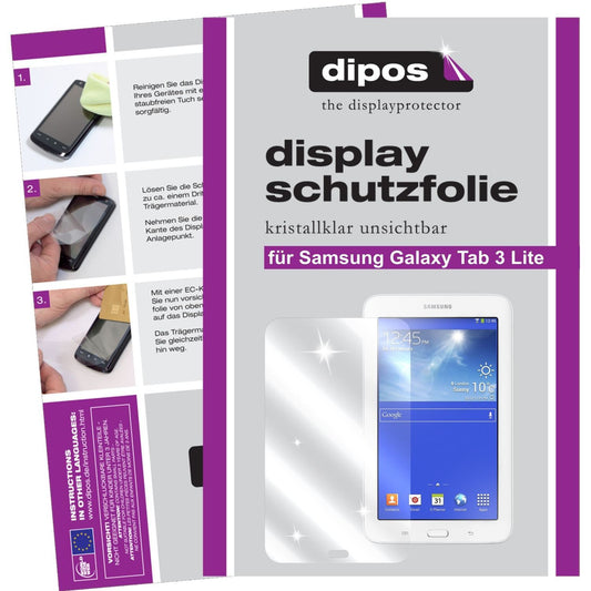 2x Schutzfolie klar für Galaxy Tab 3 Lite 7.0 T110 (1)