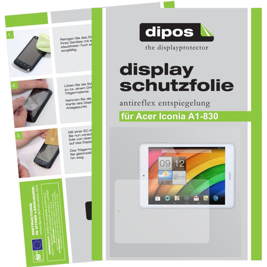 2x Schutzfolie matt für Iconia A1-830 Acer Display (1)