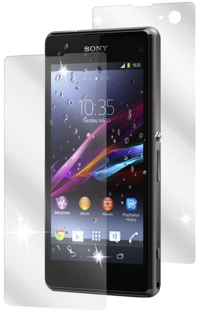 6x Schutzfolie klar für Xperia Z1 Compact Sony Dis (2)
