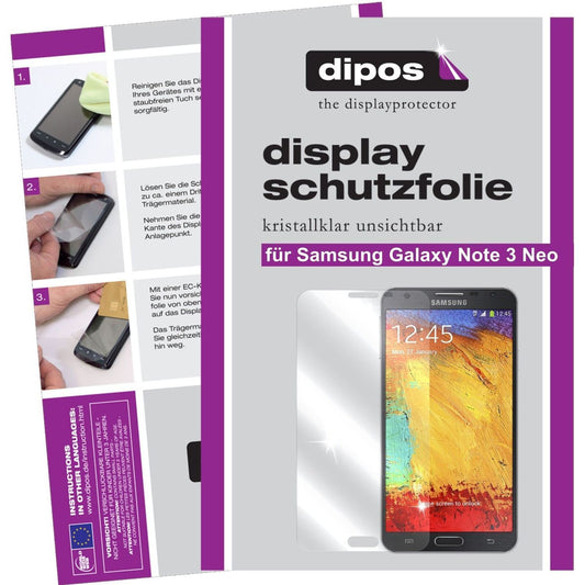 2x Schutzfolie klar für Galaxy Note 3 Neo Samsung  (1)