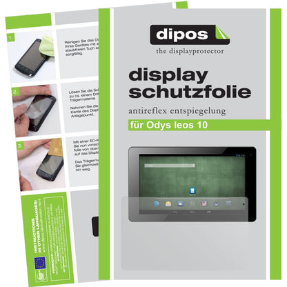 2x Schutzfolie matt für IEOS 10 Odys Display-Schut (1)
