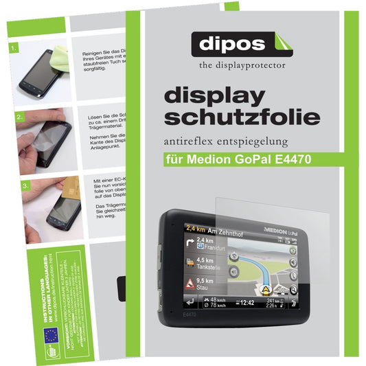 2x Schutzfolie matt für GoPal E4470 Medion Display (1)