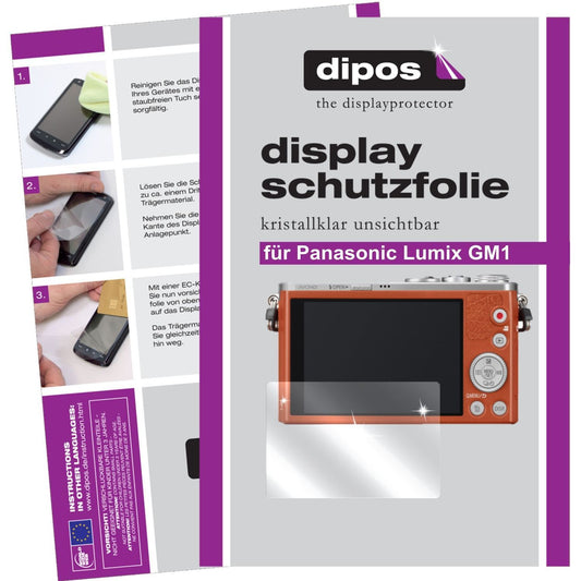 6x Schutzfolie klar für Lumix GM1 Panasonic Displa (1)