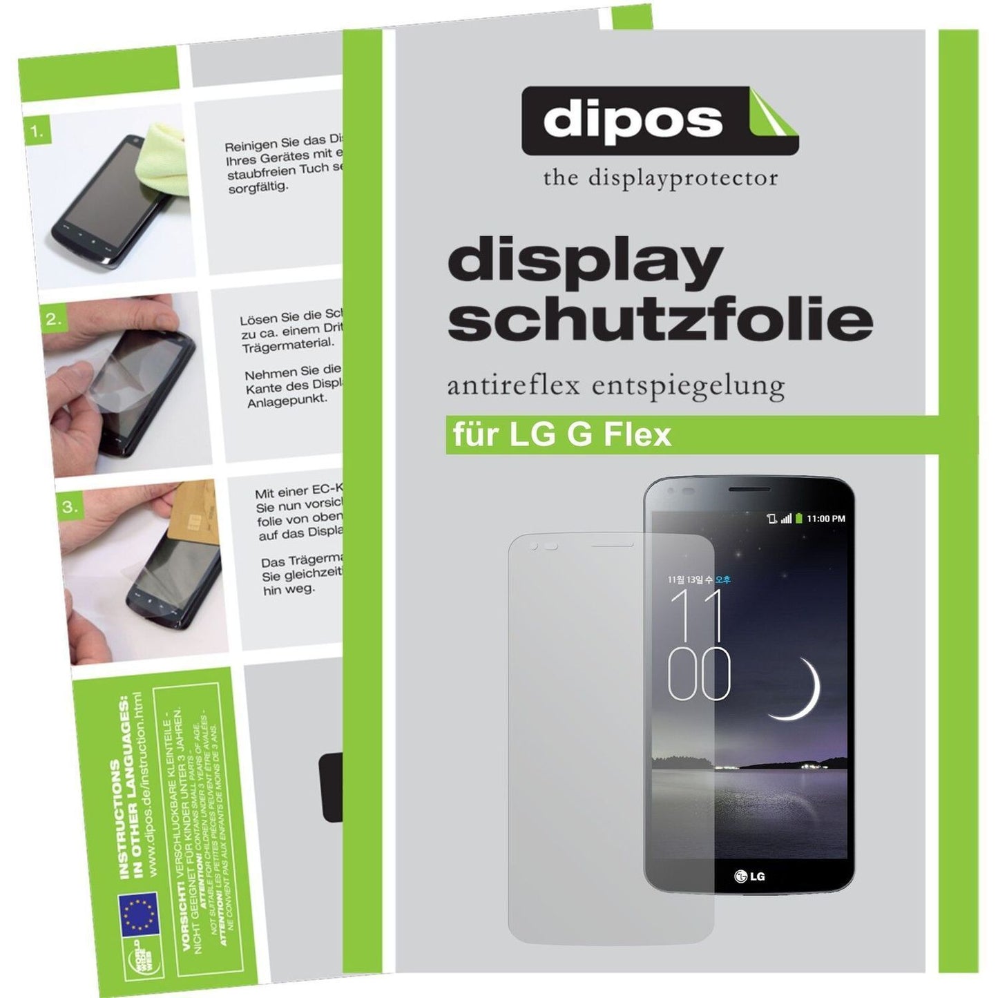 2x Schutzfolie matt für G Flex LG Display-Schutzfo (1)