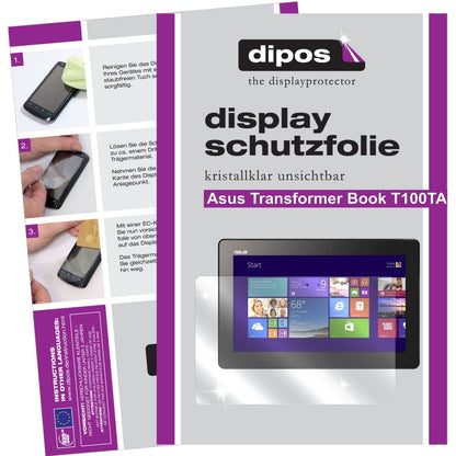 2x Schutzfolie klar für Transformer Book T100TA As (1)