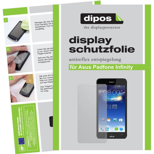 2x Schutzfolie matt für Padfone Infinity Smartphon (1)