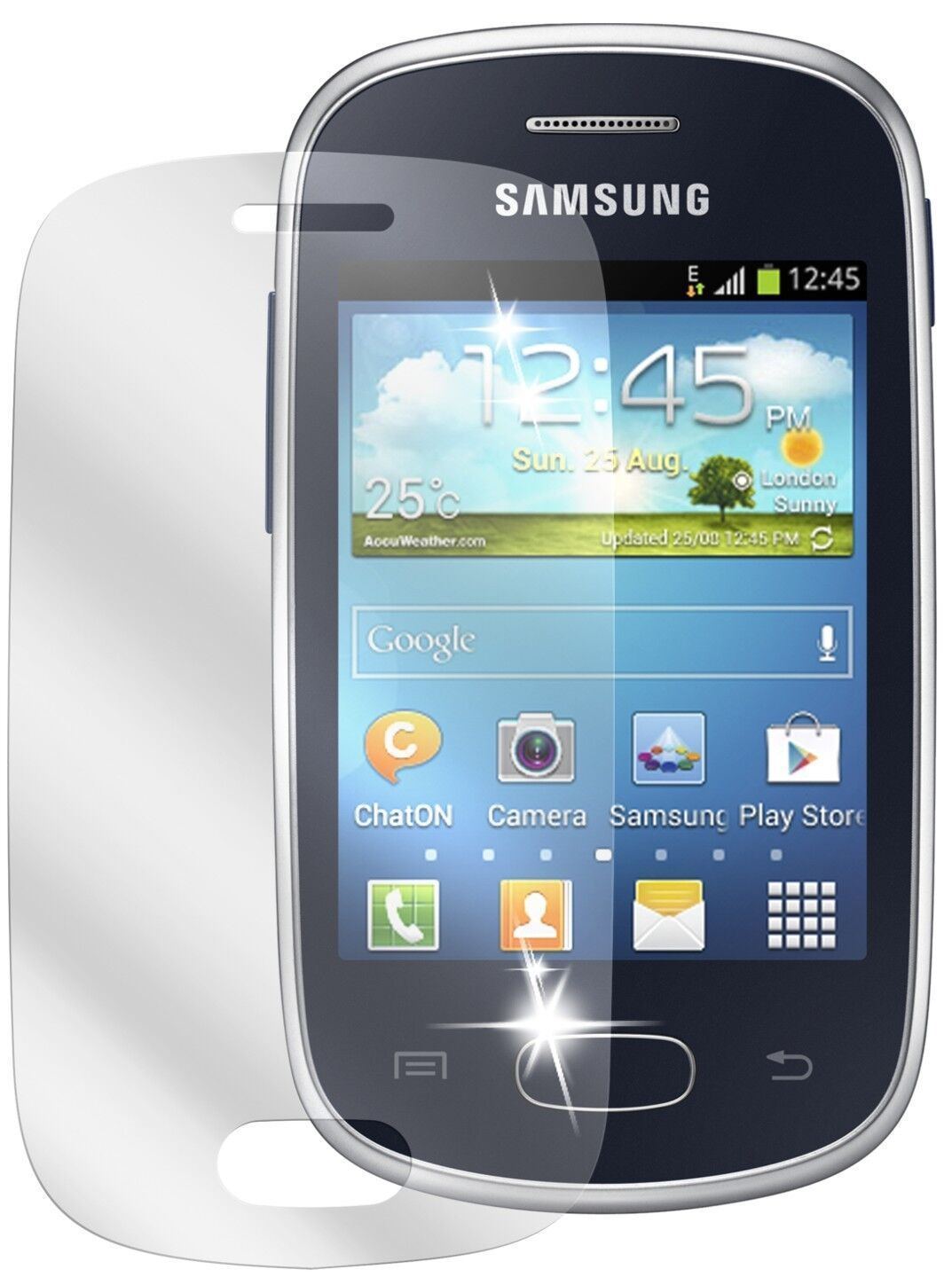 6x Schutzfolie klar für Galaxy Star S5280 Samsung  (2)
