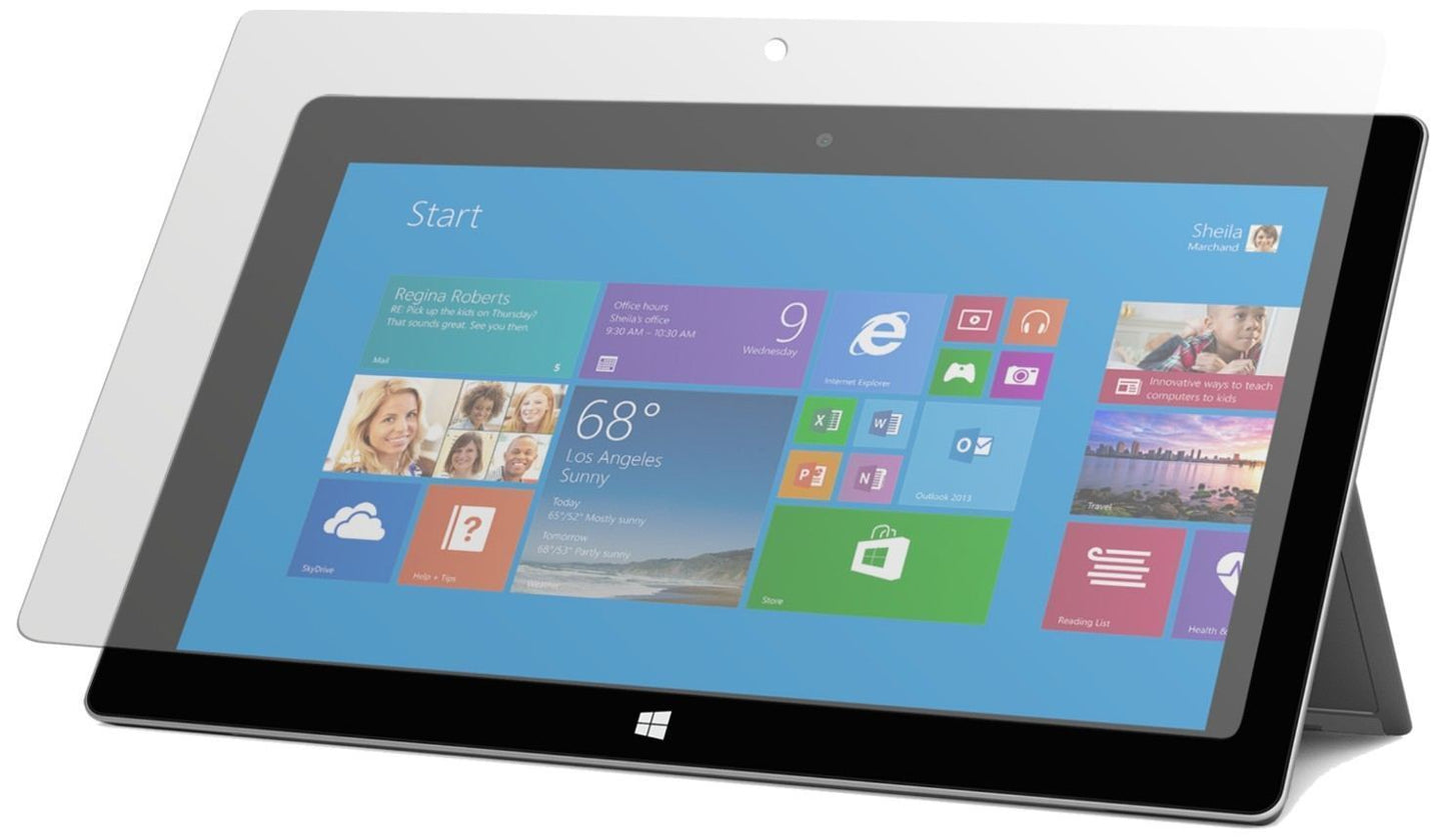 2x Schutzfolie matt für Surface 2 Microsoft Displa (2)