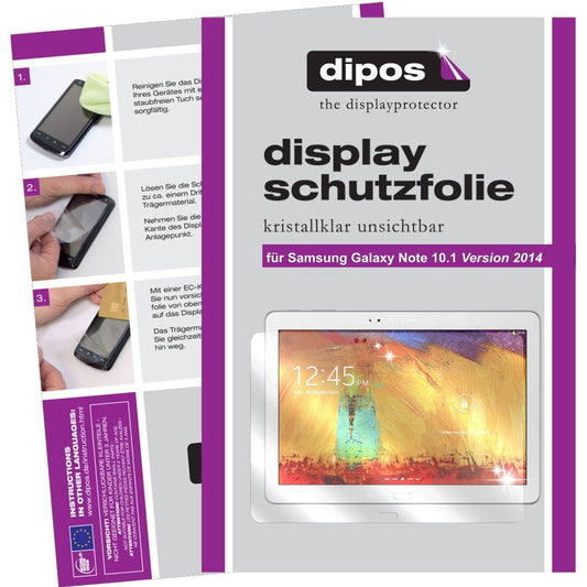 3x Schutzfolie klar für Galaxy Note 10.1 (2014 Edi (1)