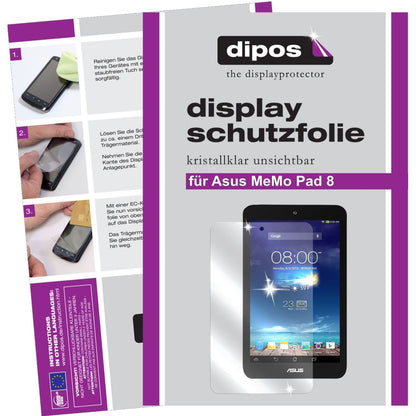 2x Schutzfolie klar für MeMo Pad 8 Asus Display-Sc (1)