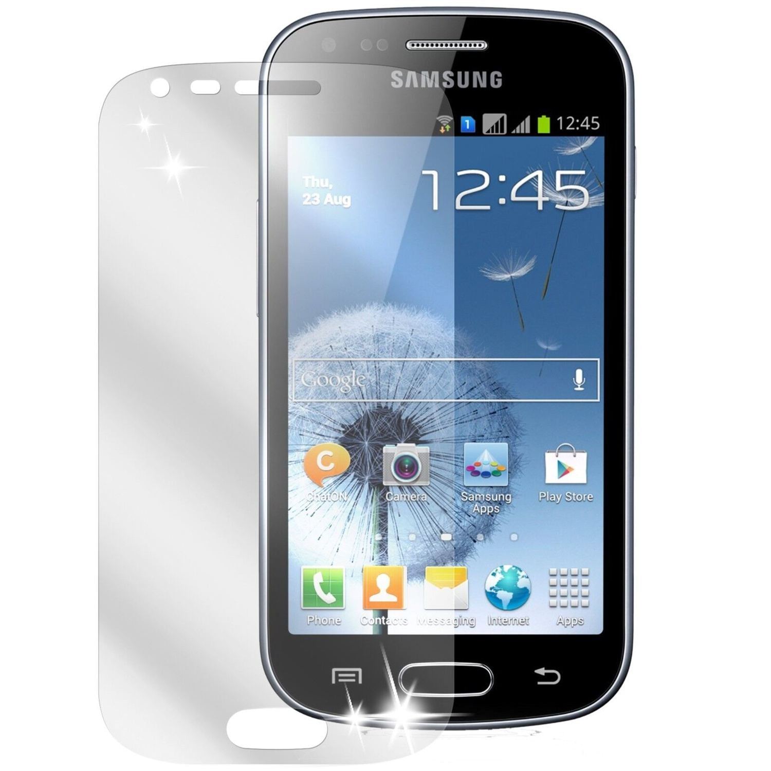 6x Schutzfolie klar für Galaxy Trend Samsung Displ (2)