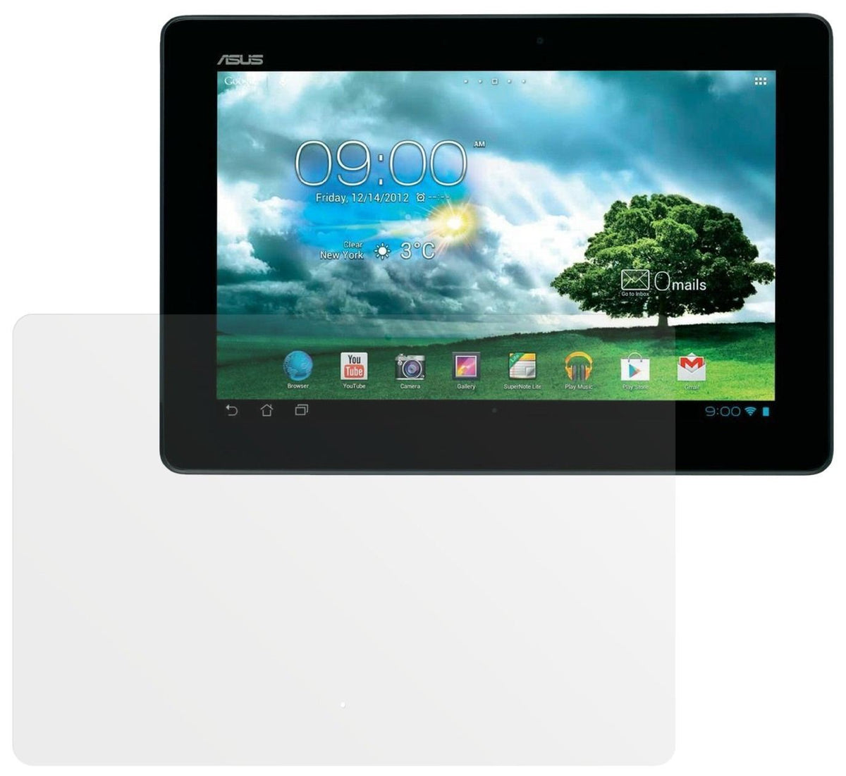 2x Schutzfolie matt für MeMo Pad Full HD 10 Asus D (2)