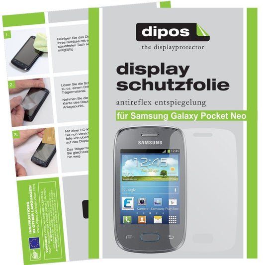 2x Schutzfolie matt für Galaxy Pocket Neo Samsung  (1)