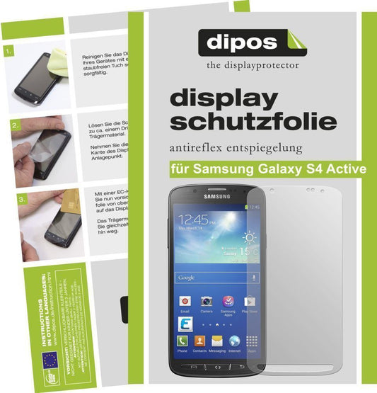 2x Schutzfolie matt für Galaxy S4 Active Samsung D (1)