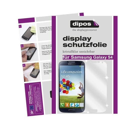 2x Schutzfolie klar für Galaxy S4 Samsung Display- (1)