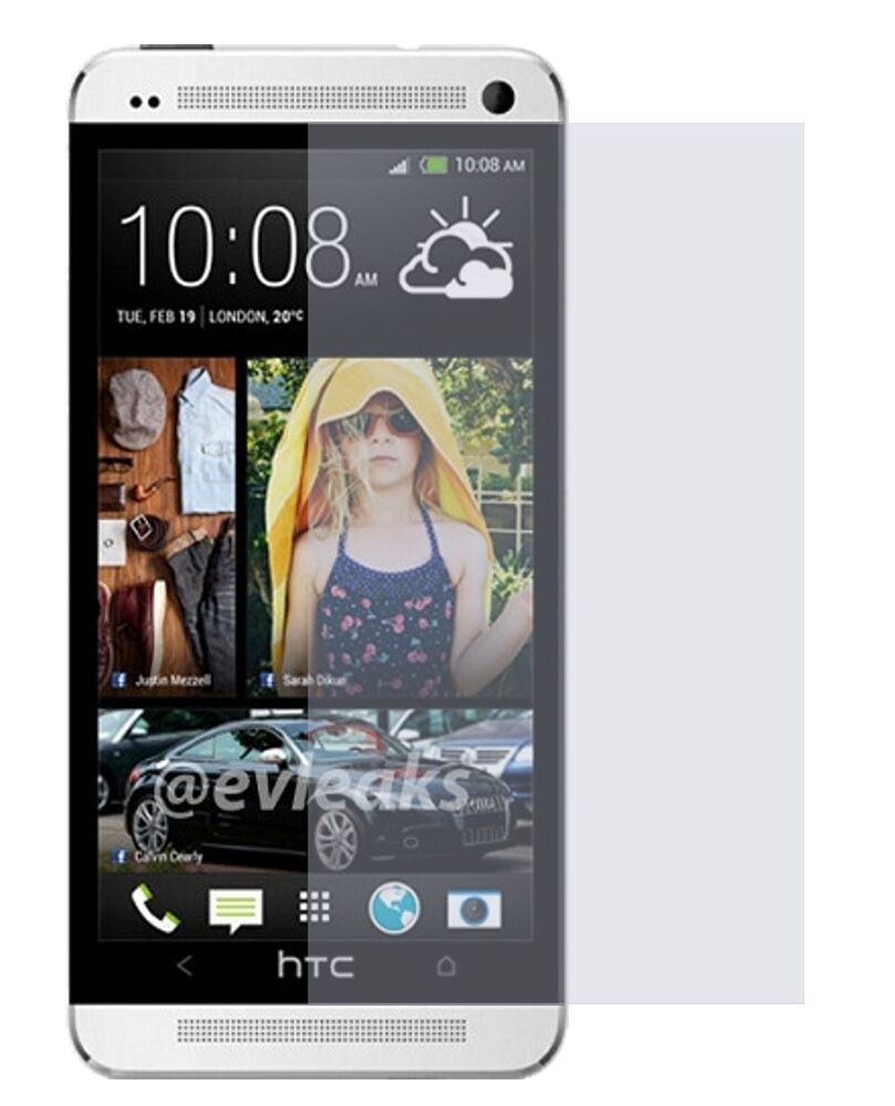 2x Schutzfolie matt für One HTC Display-Schutzfoli (2)
