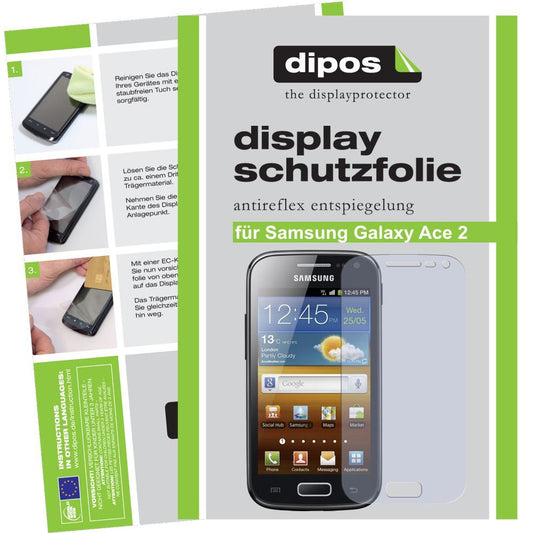5x Schutzfolie matt für Galaxy Ace 2 GT-I8160 Sams (1)