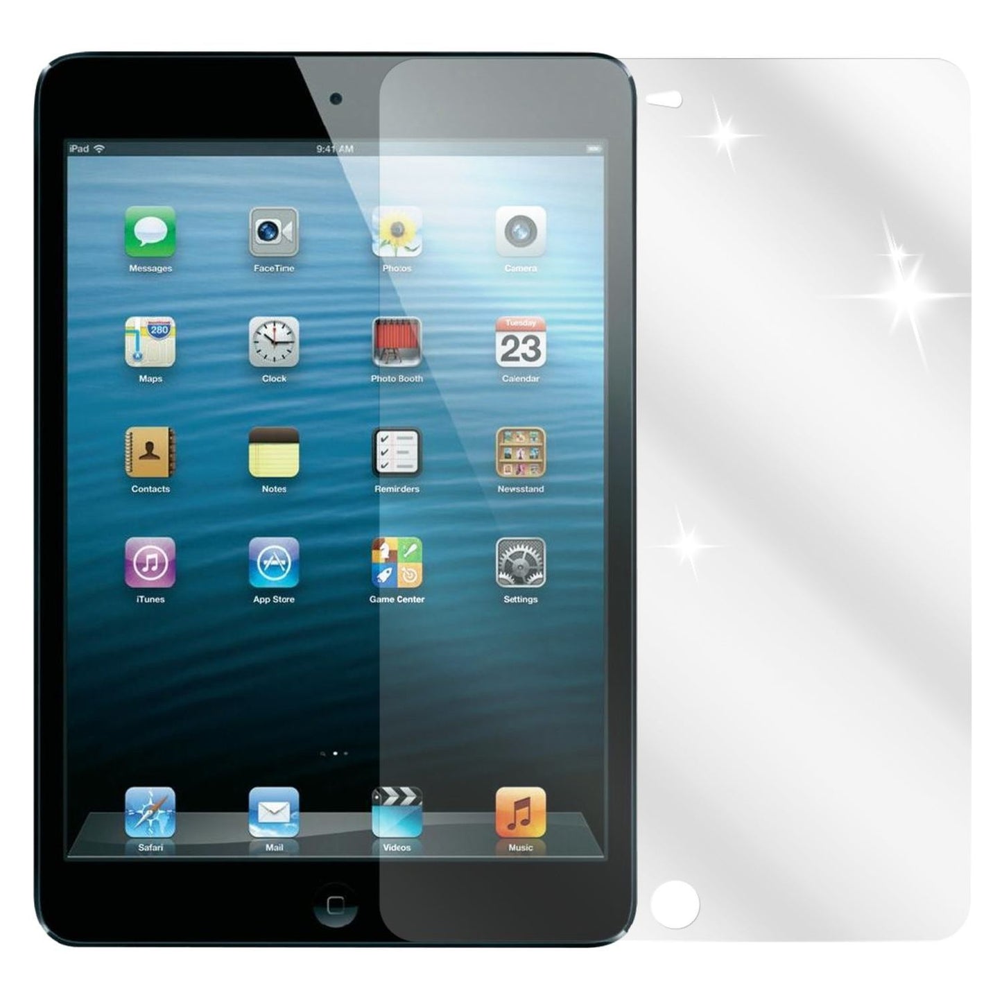 5x Schutzfolie klar für iPad mini Apple Display-Sc (2)