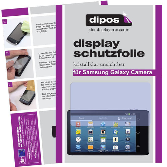 2x Schutzfolie klar für Galaxy Camera Samsung Disp (1)