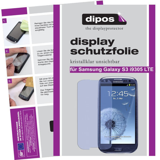 2x Schutzfolie klar für Galaxy S3 i9305 LTE Samsun (1)