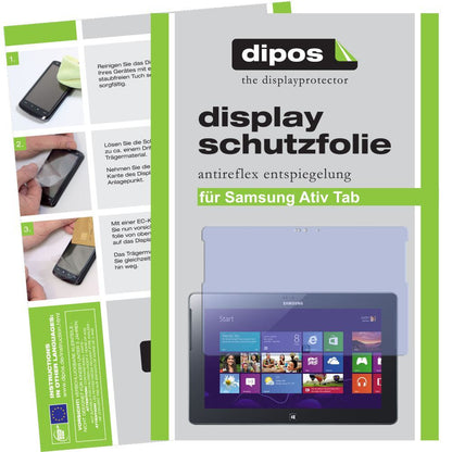 2x Schutzfolie matt für Ativ Tab Samsung Display-S (1)