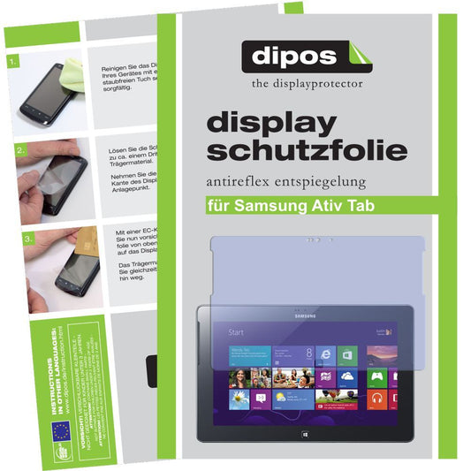 2x Schutzfolie matt für Ativ Tab Samsung Display-S (1)