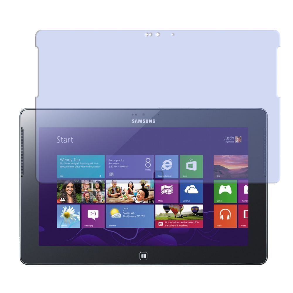 2x Schutzfolie matt für Ativ Tab Samsung Display-S (2)