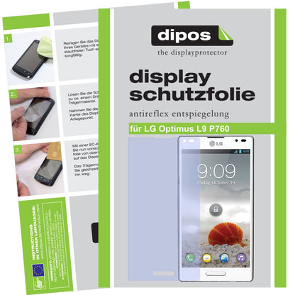 2x Schutzfolie matt für Optimus L9 LG Display-Schu (1)