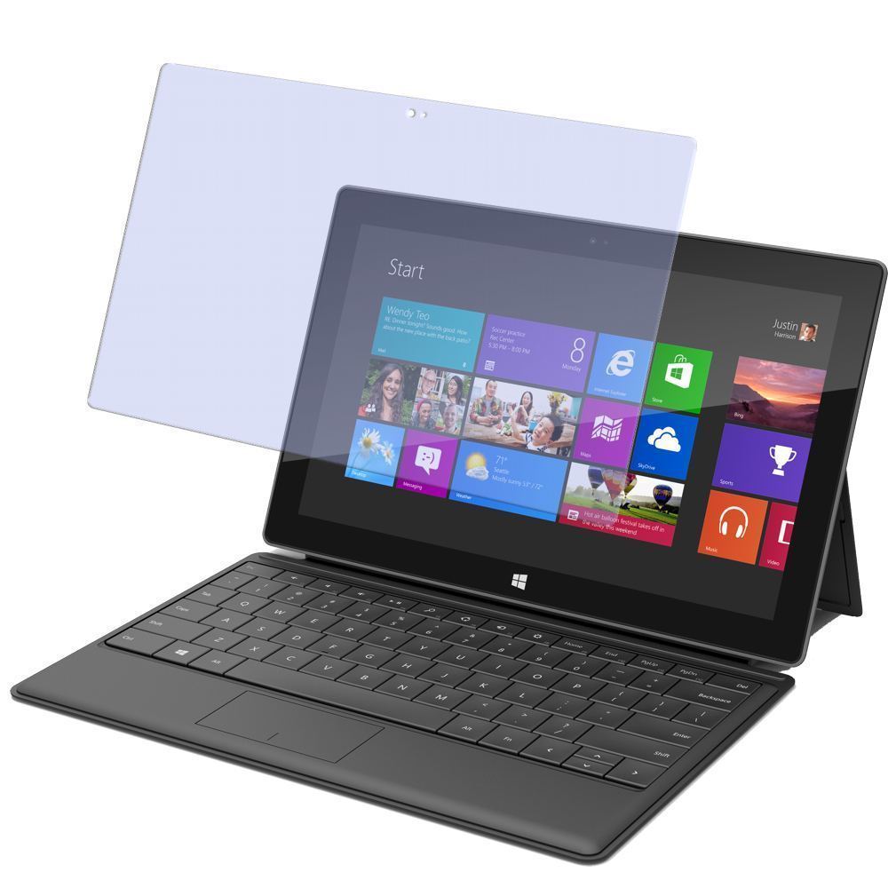 2x Schutzfolie klar für Surface Tablet Microsoft D (2)