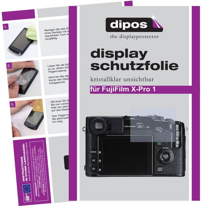 2x Schutzfolie klar für X-Pro 1 Fujifilm Display-S (1)