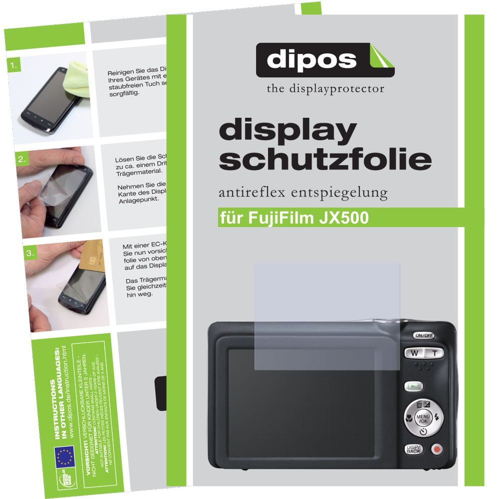 2x Schutzfolie matt für JX500 Fujifilm Display-Sch (1)