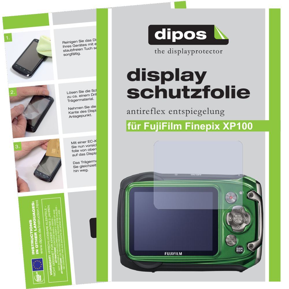 2x Schutzfolie matt für Finepix XP100 Fujifilm Dis (1)