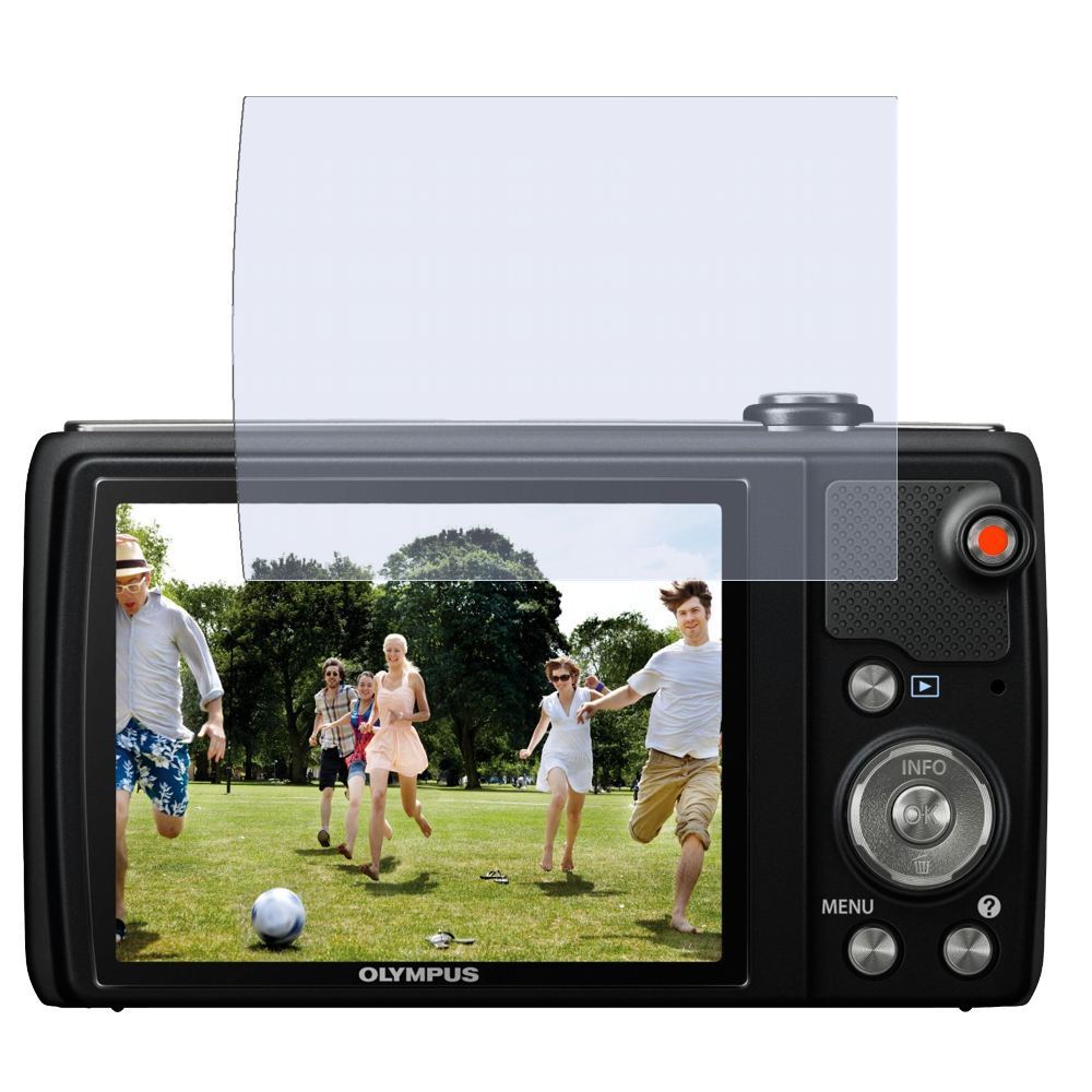 2x Schutzfolie matt für VR-340 Olympus Display-Sch (2)