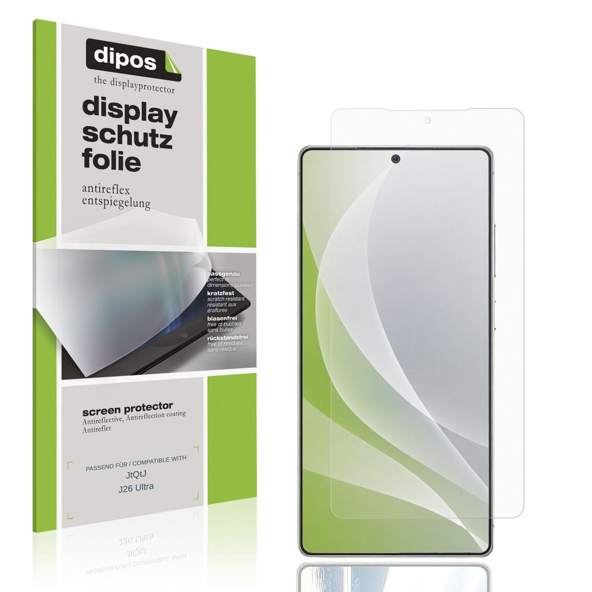 4x Screen Protector for JtQtJ J26 Ultra Protection Anti Glare dipos