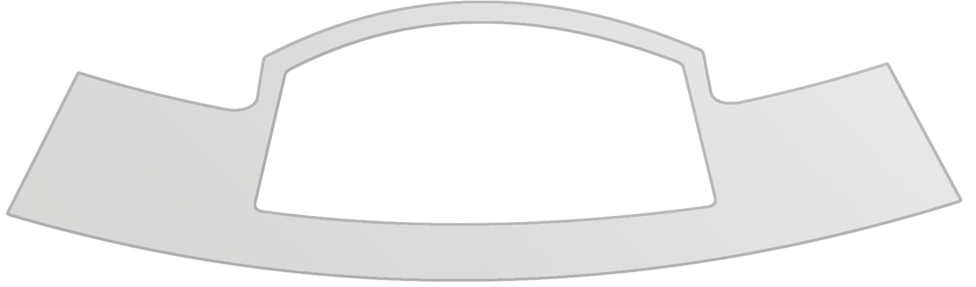 dipos Displayschutz für Jura D4 Tropfblech, mattierte Oberfläche, geringe Dicke und perfekte Passform