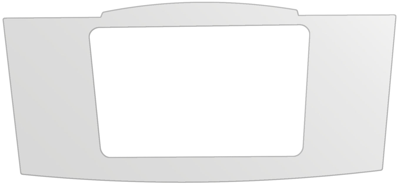 dipos Displayschutz für Jura F Series F7 Tropfblech, mattierte Oberfläche, geringe Dicke und perfekte Passform