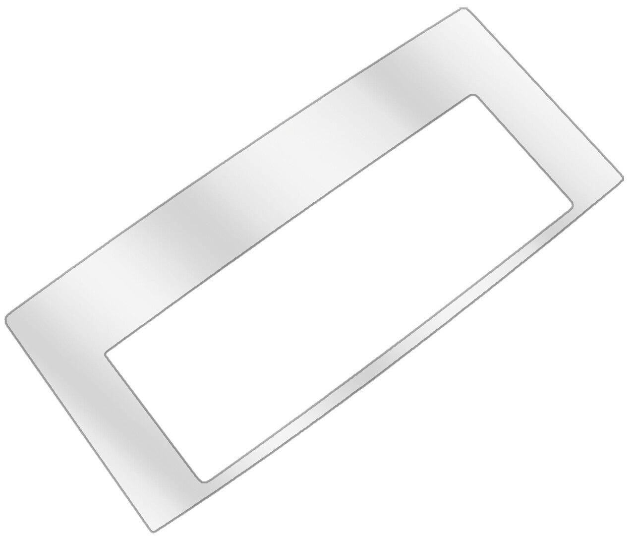 dipos Displayschutz für Jura Z6 Tropfblech, transparente Oberfläche, geringe Dicke und perfekte Passform