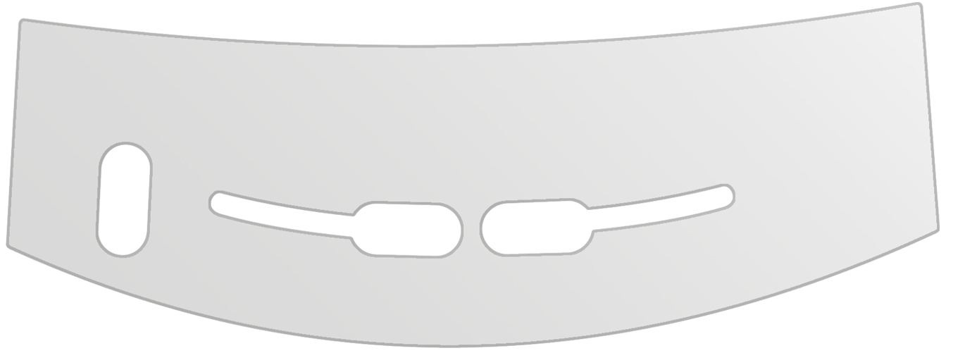 dipos Displayschutz für Jura J85 Tropfblech, mattierte Oberfläche, geringe Dicke und perfekte Passform