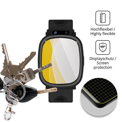 dipos Displayschutz für kaacly H10 1.9 Zoll, transparente Oberfläche, geringe Dicke und perfekte Passform