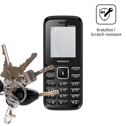 dipos Displayschutz für Karbonn K1 Indian, mattierte Oberfläche, robuste Festigkeit und perfekte Passform
