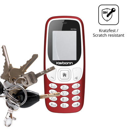 dipos Displayschutz für Karbonn K310n, mattierte Oberfläche, robuste Festigkeit und perfekte Passform