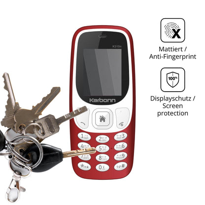dipos Displayschutz für Karbonn K310n, mattierte Oberfläche, Blickschutzfilter und perfekter Passform