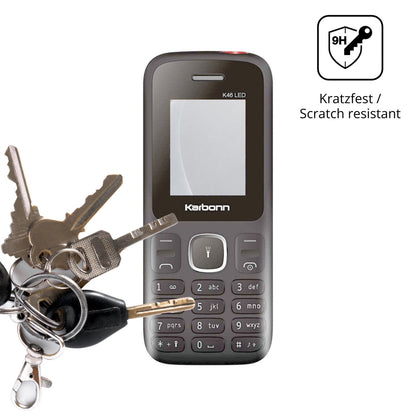 dipos Displayschutz für Karbonn K46 LED, mattierte Oberfläche, robuste Festigkeit und perfekte Passform