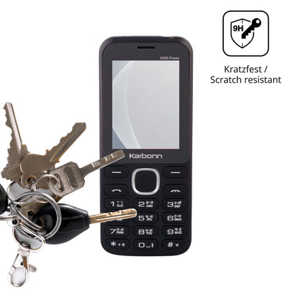 dipos Displayschutz für Karbonn K595 Power, mattierte Oberfläche, robuste Festigkeit und perfekte Passform