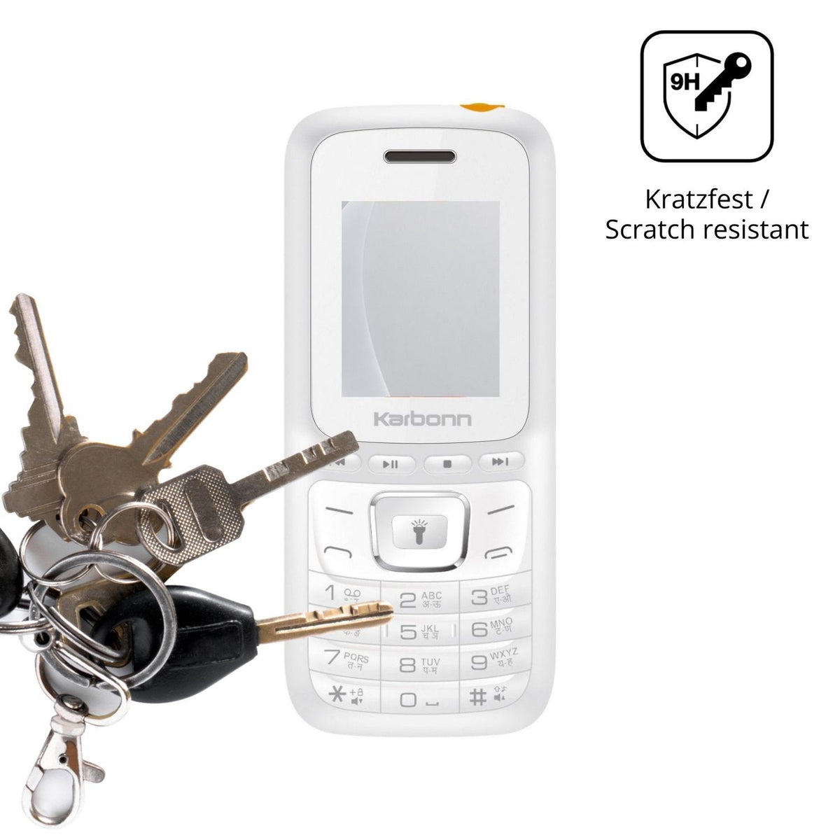 dipos Displayschutz für Karbonn K7 Power, mattierte Oberfläche, robuste Festigkeit und perfekte Passform