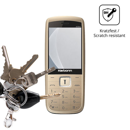 dipos Displayschutz für Karbonn K9 Boss, mattierte Oberfläche, robuste Festigkeit und perfekte Passform